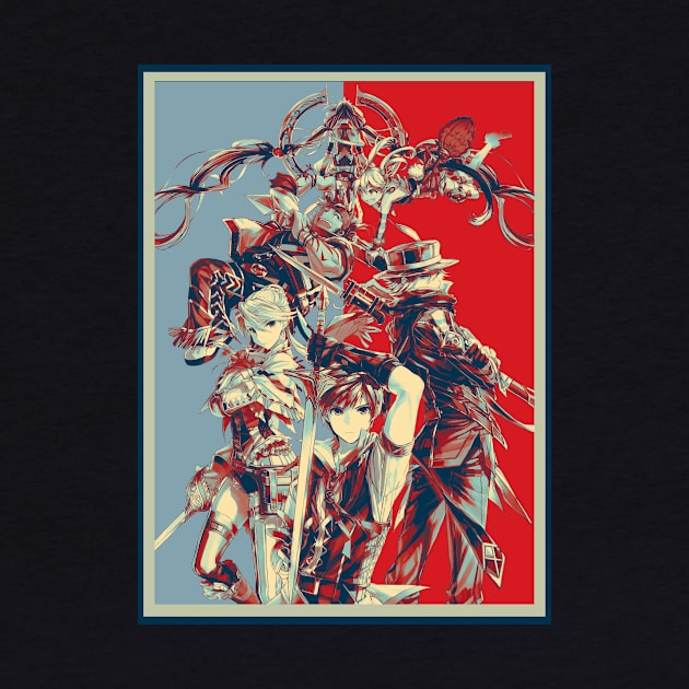 Legendary Heroes of Ys - Anime Fashionista Shirt by WalkTogether